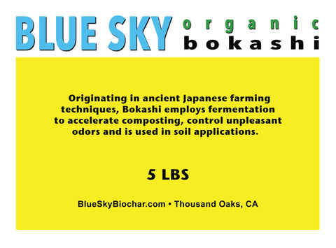 Blue Sky Premium BOKASHI for Composting and Soil Blends 5 lbs