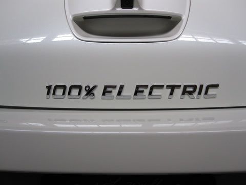 100% ELECTRIC Easy to apply Car Emblem